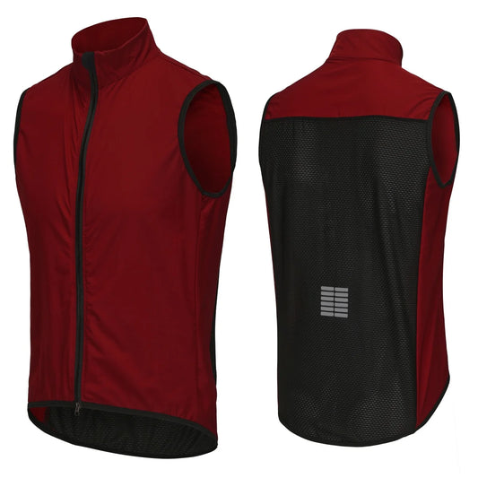 Hommes vestes de cyclisme été sans manches Gilet de cyclisme vêtements de vélo vêtements coupe-vent vtt route vélo hauts course Gilet Ropa Ciclismo