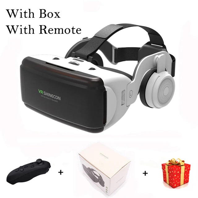 Casque VR 3D réalité virtuelle pour smartphone — jumelles, jeu vidéo (v6)