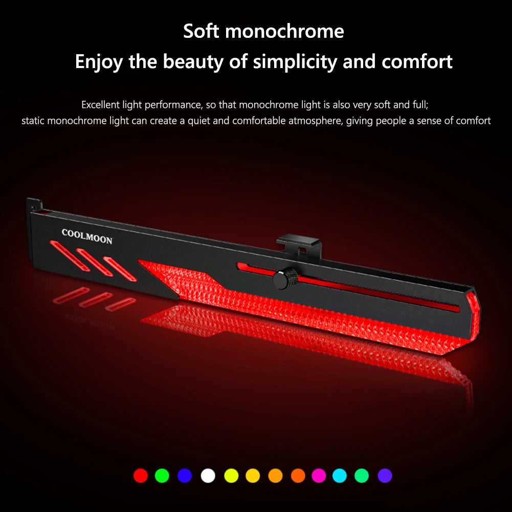 Support de carte vidéo GT8 personnalisé, 5V, 3 broches, ARGB, GPU, VGA, boîtier PC de bureau, accessoires de bricolage