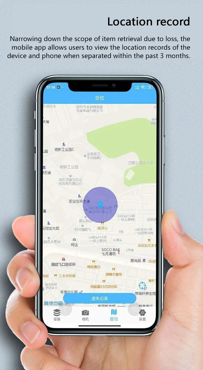 Mini traceur GPS intelligent anti-perte pour voiture, animaux domestiques, enfants, sacs, AirTag, dispositif de localisation Bluetooth pour iOS et Android