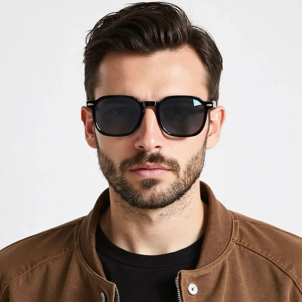 Lunettes de soleil pour hommes vintage — femmes, rétro, mode, vacances, 2025
