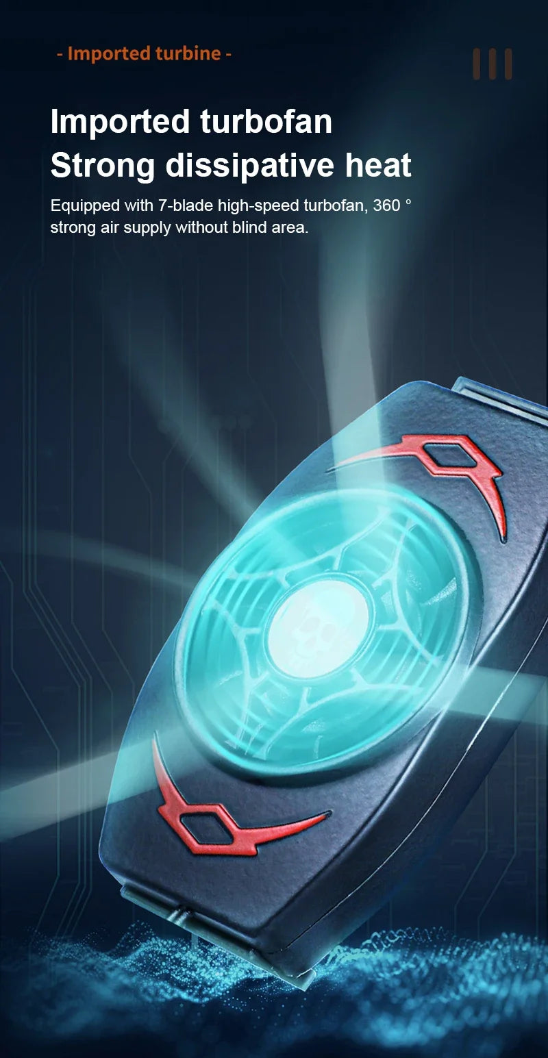 Kanlennys Room X13 — Refroidisseur Téléphone Clip Arrière Gaming iOS & Android