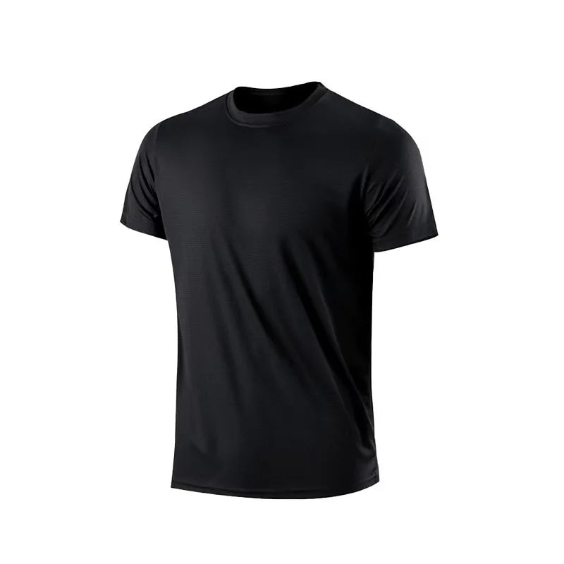 Summer Sports Gym T-Shirt Men Quick Dry Running Bodybuilding Shirts Men Short Sleeve Fitness Tops Oversized Brazil T-Shirt Jersey
