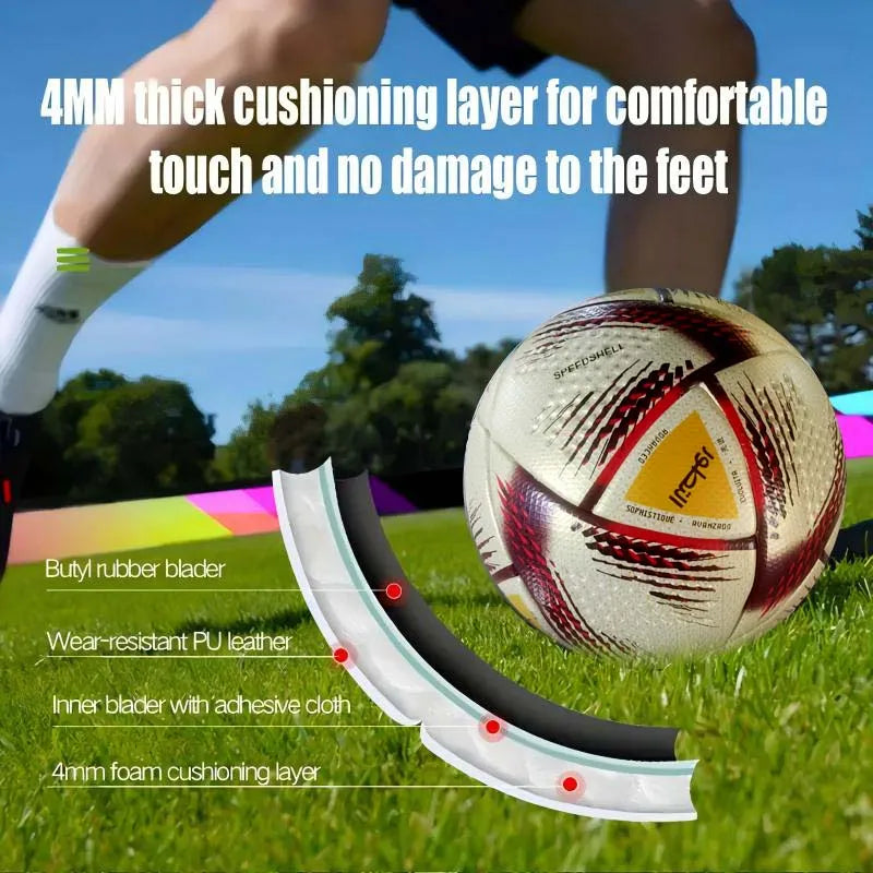 High-quality IkOfficial football, size 5, PU material, seamless, goal, team, outdoor match, game, football training
