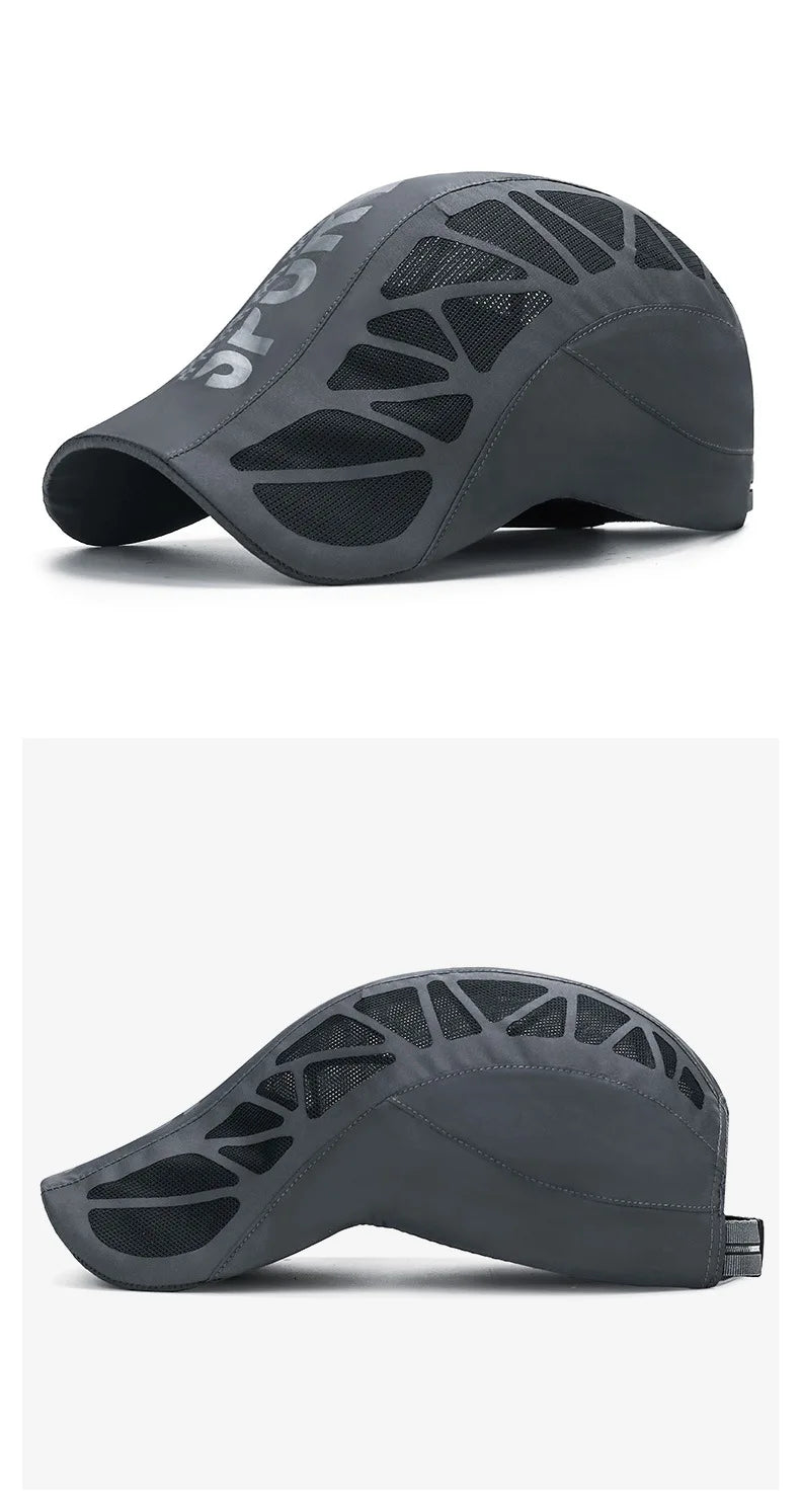 Chapeau de Sport Alphabet pour hommes, nouveau chapeau d'été en maille respirante, ombre à séchage rapide, casquette de protection solaire d'extérieur