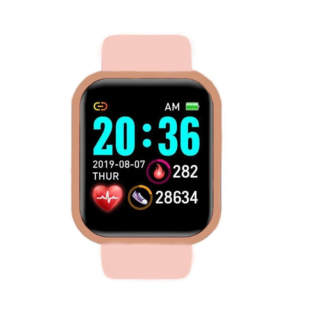 Sport Mode Smartwatches Multi-function Bracelet USB Plug-in Charging Women Fitness Men Smartwatch for Android Phone