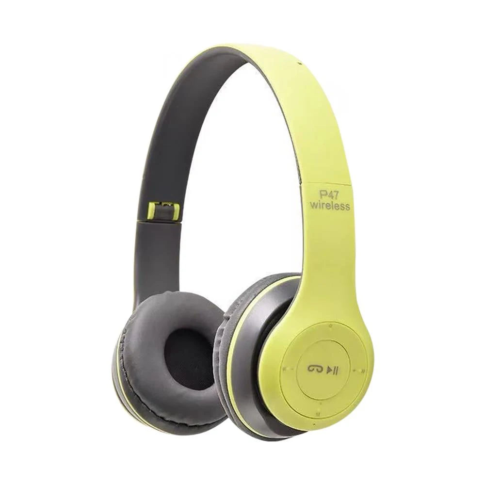 Auriculares TWS inalámbricos Bluetooth 5.3 supraaurales estéreo HIFI con cancelación de ruido para deportes y juegos, reproductor de música con micrófono