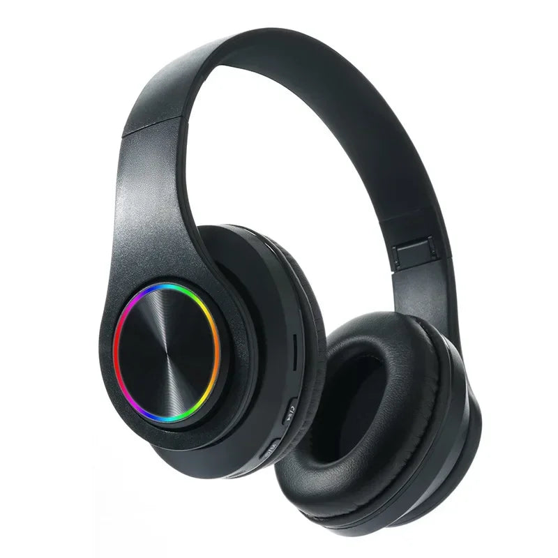 Auriculares de sauna Bluetooth plegables con micrófono, auriculares inalámbricos, estéreo, soporte para tarjeta TF, FM, Xiaomi, iPhone, teléfono Samsung