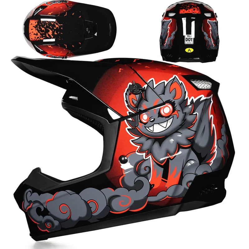 Professional Motorcycle Helmet Motocross Off-road Helmet Kids Off-road Helmet Capacete De Motocicleta