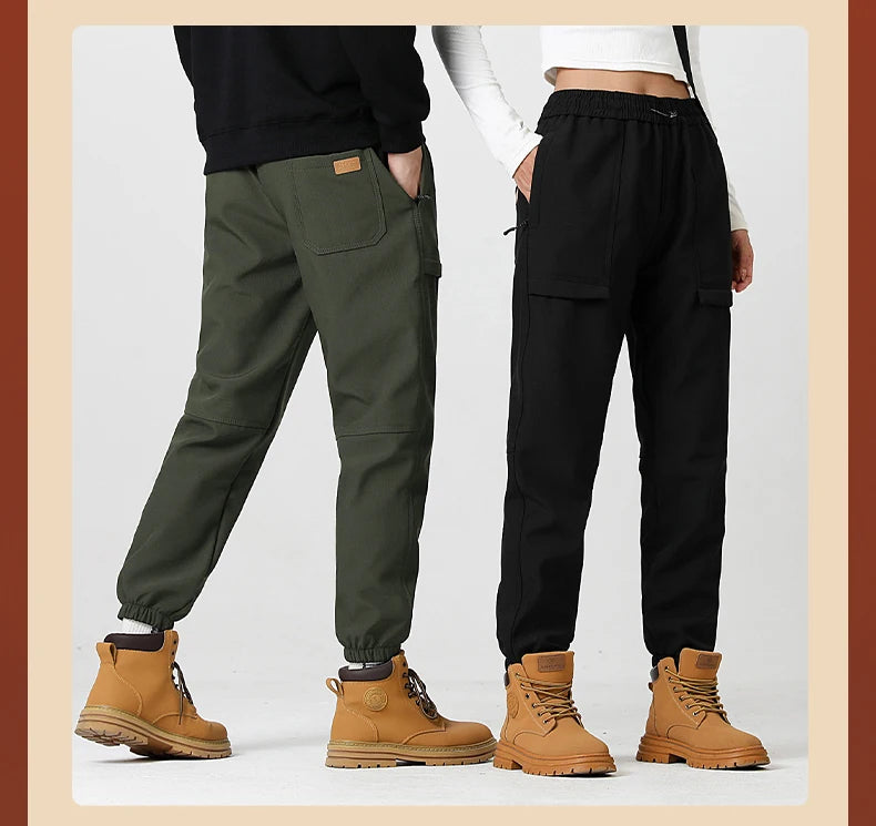 LNGXO hiver épais polaire pantalon hommes femmes imperméable coupe-vent chaud survêtement pantalon unisexe randonnée Camping escalade ski pantalon
