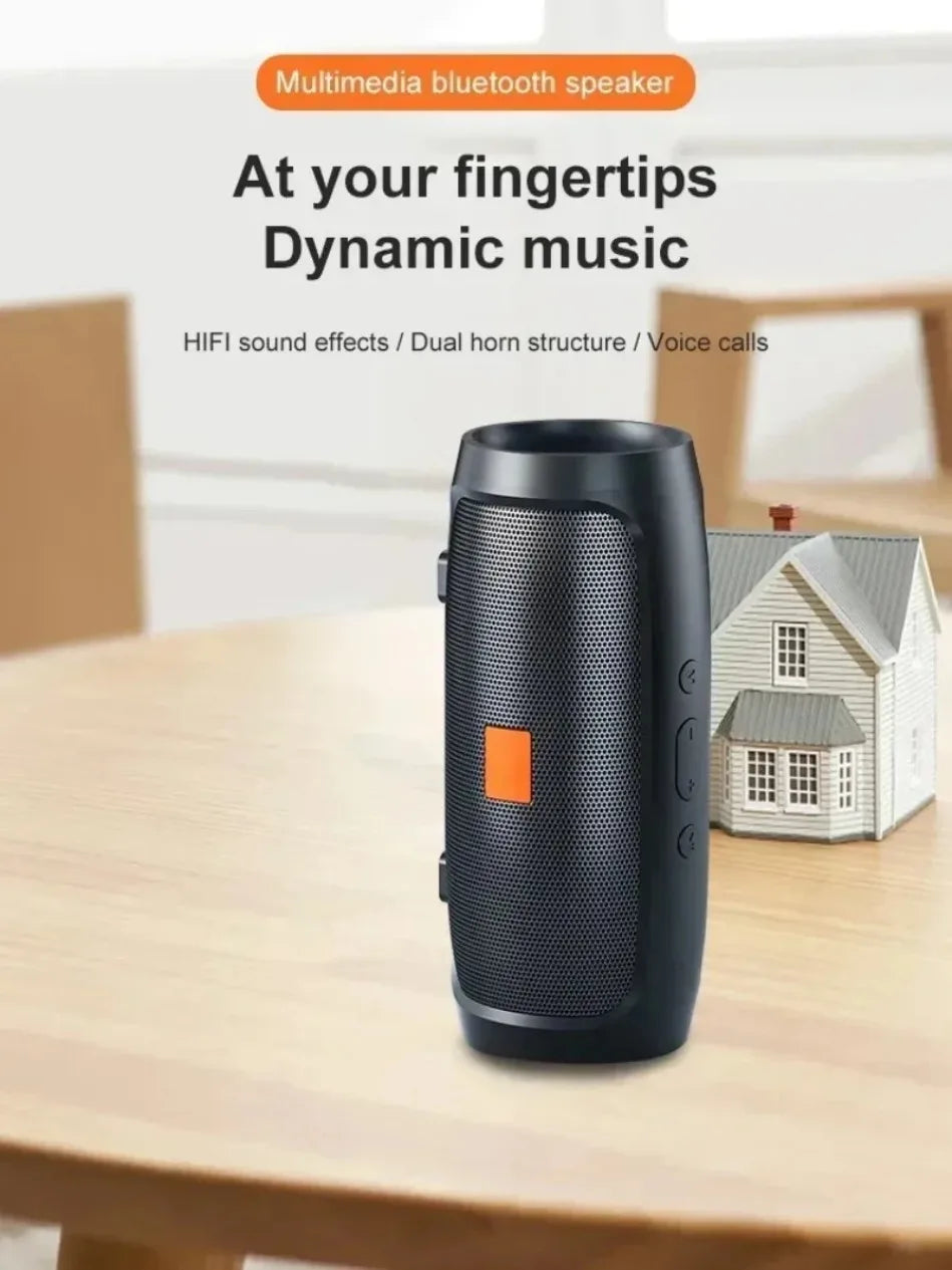 Haut-parleur Bluetooth portable — double stéréo, USB, TF, FM, subwoofer, extérieur