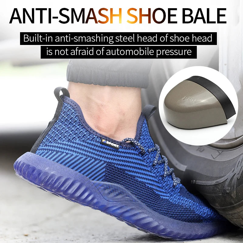 Chaussures de Sécurité Homme Embout Acier Anti-Perforation — Construction & Travail