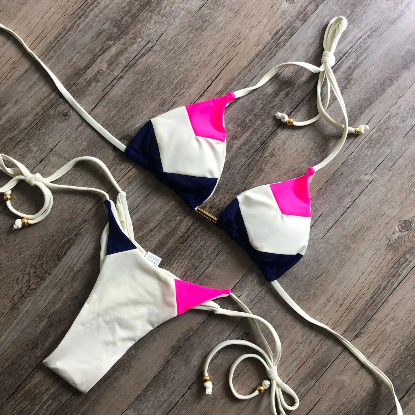 2023 Sexy Bikini multicolore maillot de bain femmes maillots de bain Push Up côtelé Bikini ensemble brésilien maillot de bain vêtements de plage baigneur Biquini