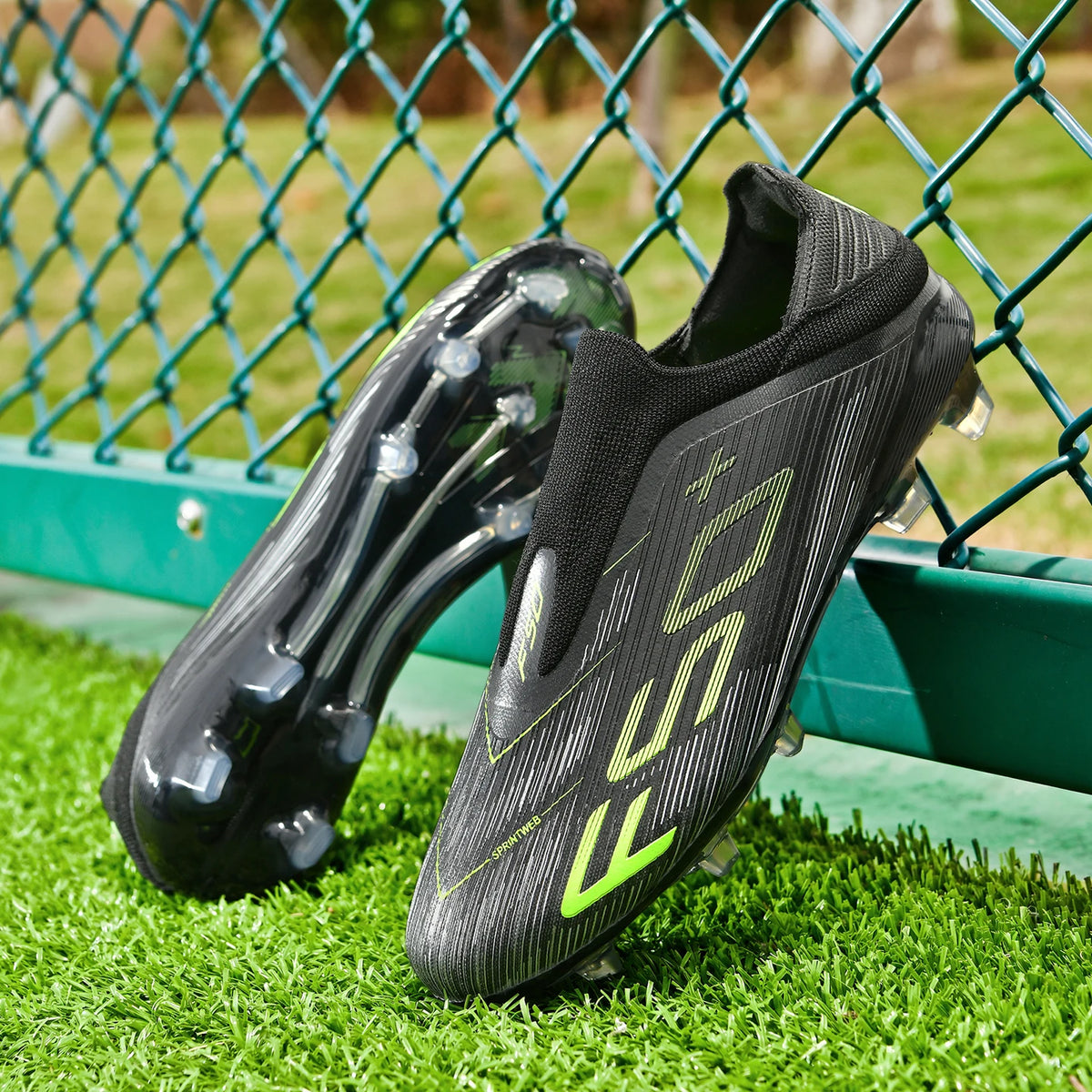 Chaussures de Football Sans Lacets FG — Niveau Avancé, Tailles EU 34–46