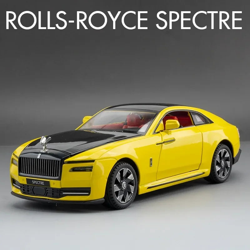 Modèle de voiture 1/24 en alliage — son, lumière, pneus, collection, cadeau enfant