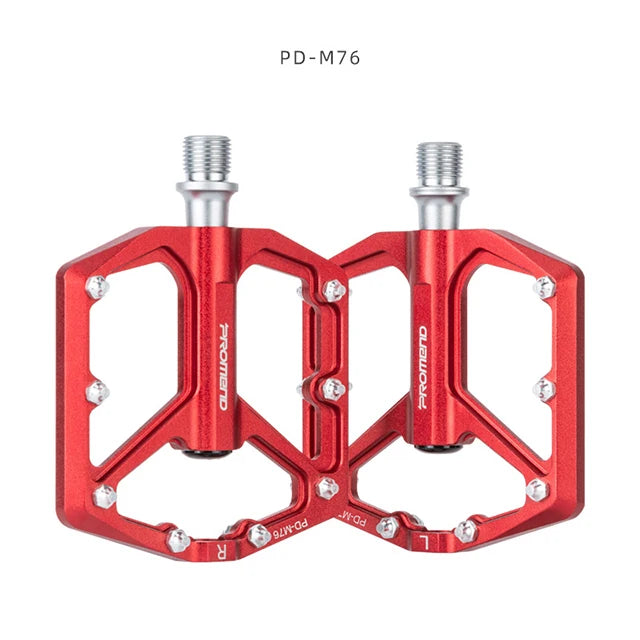 Pédales VTT Ultra-Légères Aluminium Plates — Pièces Vélo 9/16 Pouces