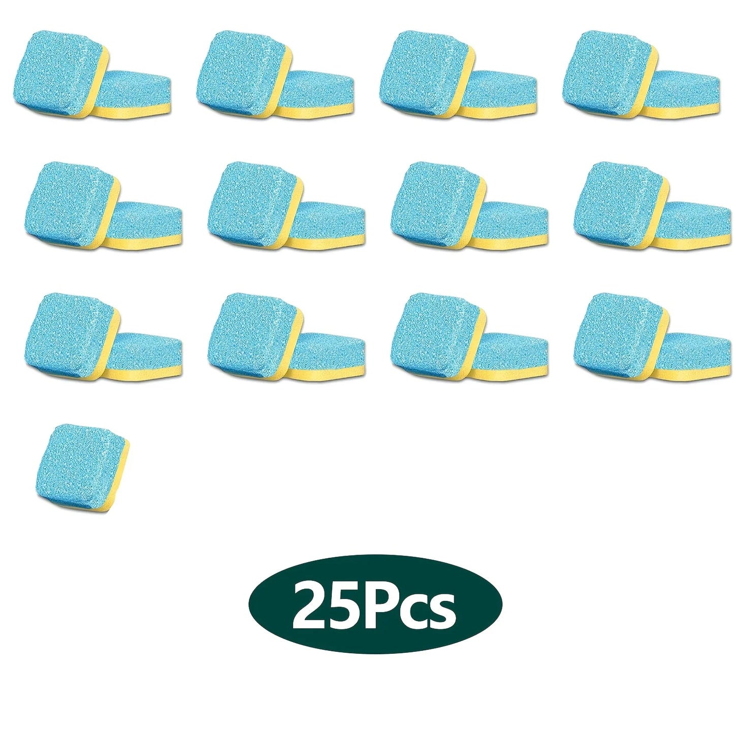 Washing Machine Cleaner Tablets 5/25/35 Units, Lemon Scent, Deep Cleaning, Dirt Remover, Drum & Tub Cleaner for Clean Washing Machines