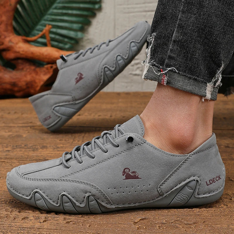 Mocassins Homme Cuir Artificiel Imperméable — Légers & Antidérapants