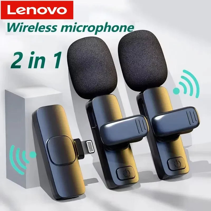 Micro Lavalier Sans Fil Portable — Enregistrement Audio/Vidéo, Streaming, Smartphones