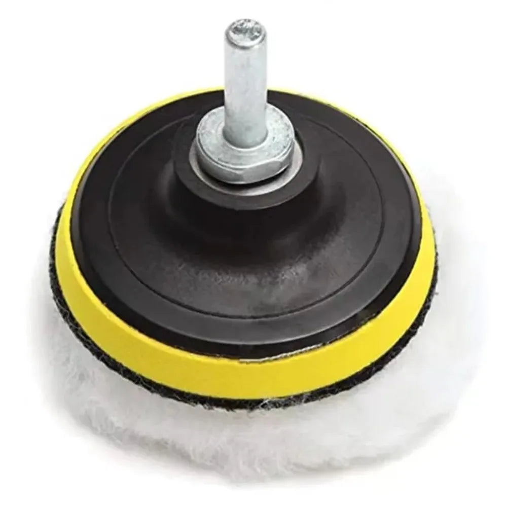Kit de Polissage Voiture 5 Pièces — Disques Laine & Mousse Correction Peinture