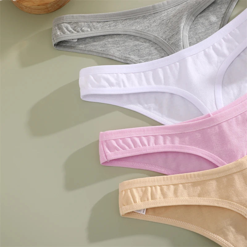 String Sans Couture Coton Femme — Lot de 3 Pièces Confort Quotidien