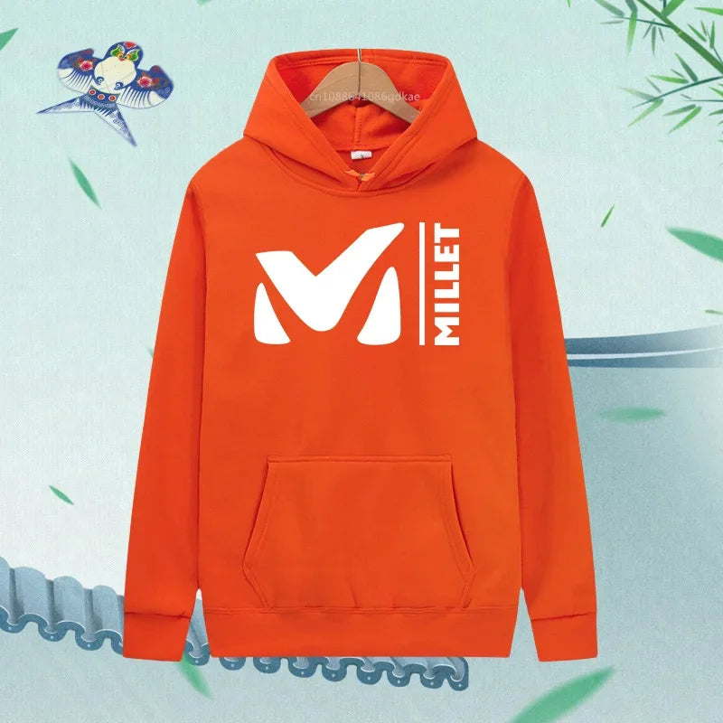 Men's Hoodie Women's Fashion Letter Graphic Print Loose Casual Harajuku Pullover Hoodie Clothes