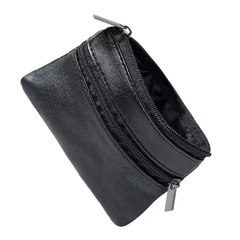 Women Men Coin Purses Men Small Wallet Change Purses Zipper Money Bags Kids Mini Leather Wallets Keychain Carteira