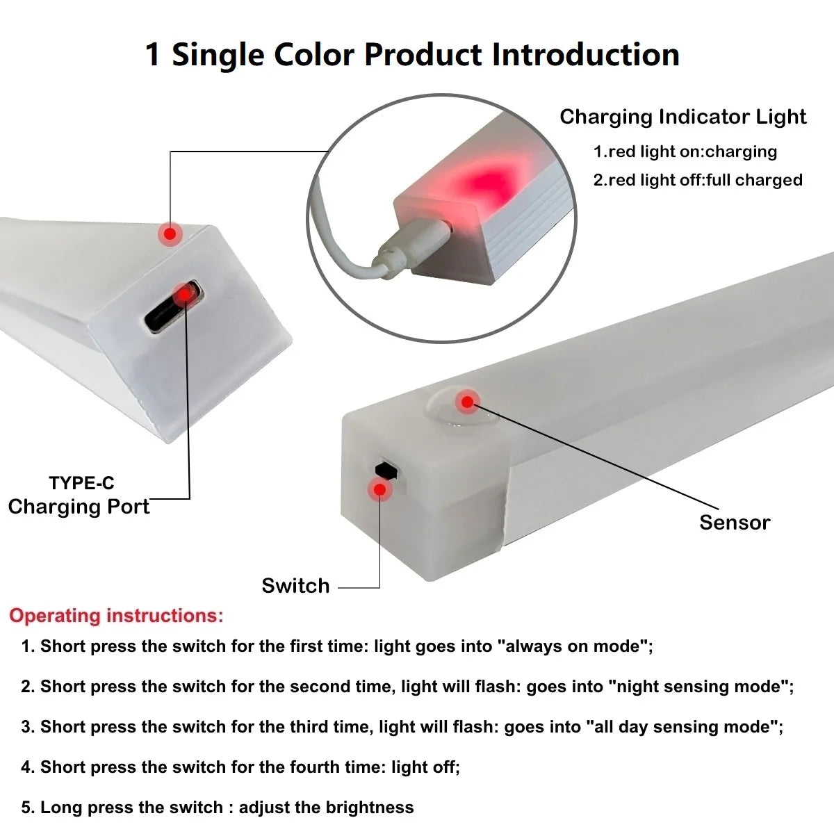 Lampe LED sans fil avec capteur de mouvement, Rechargeable par USB, veilleuse à Induction, Portable, sans fil, magnétique, pour armoire, cuisine