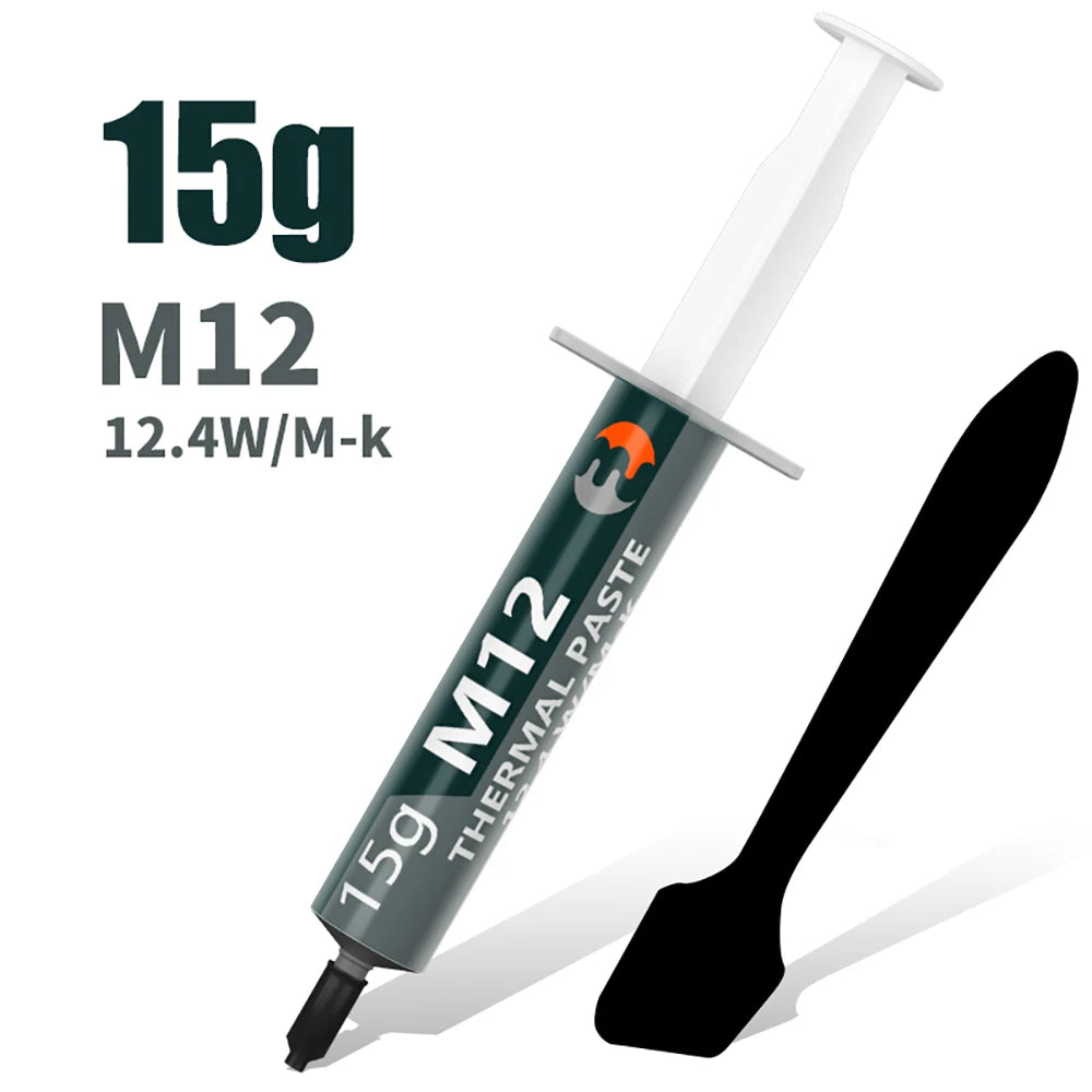 Pasta térmica MJ Performance, grasa térmica conductora 12.4 W/MK 1/4/8/15/30g para juegos de PC, PS5, refrigeración de CPU y GPU