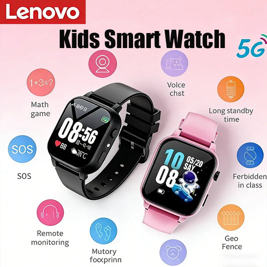 Montre connectée enfants 2026 — SOS, GPS, carte SIM, appel, caméra, étanche, cadeau