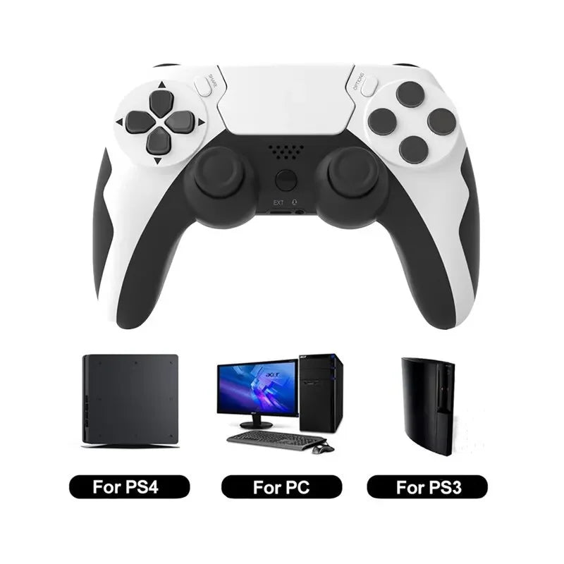 GAMINAlbanP48-Mando de juego inalámbrico con giroscopio de seis ejes, mando de juego para PS4, consola PS3, Win 7, 8, 10, vibración de PC Joystick