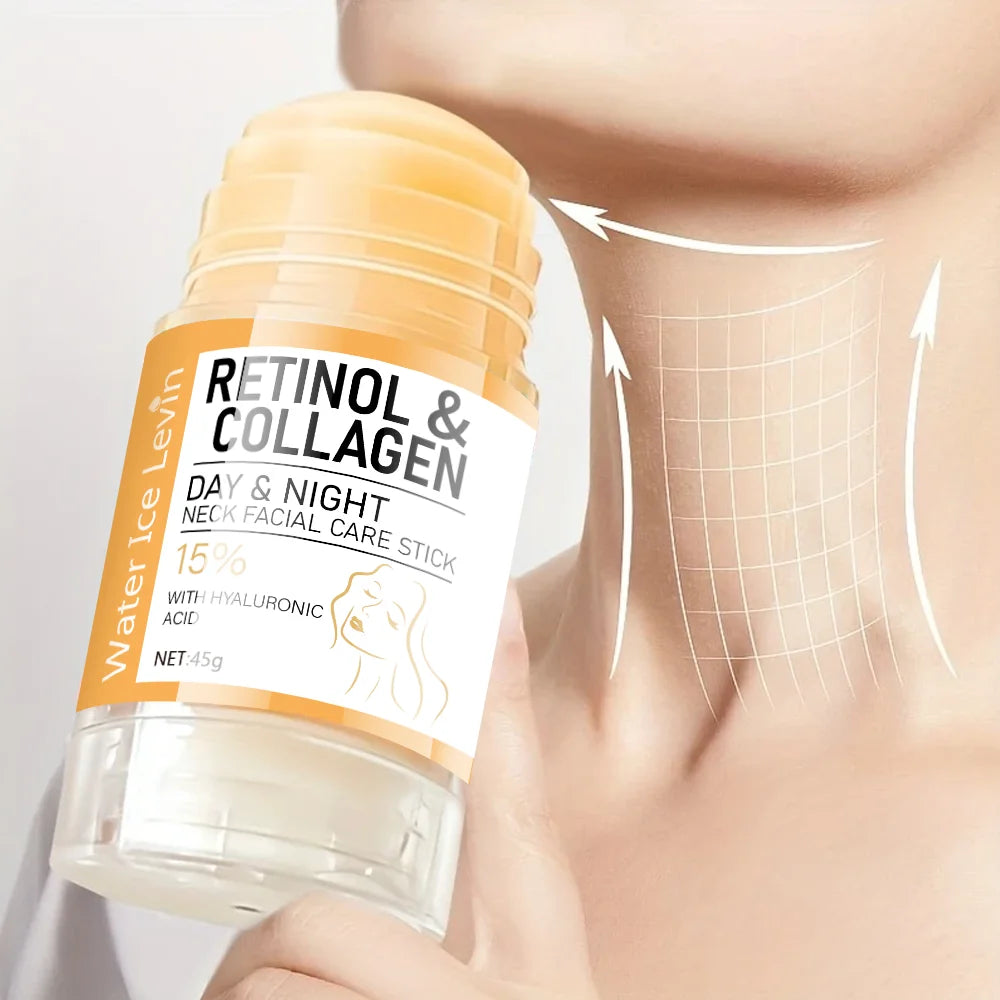 Crème Visage Rétinol & Collagène 45g — Jour & Nuit, Cou, Hydratante Non Grasse
