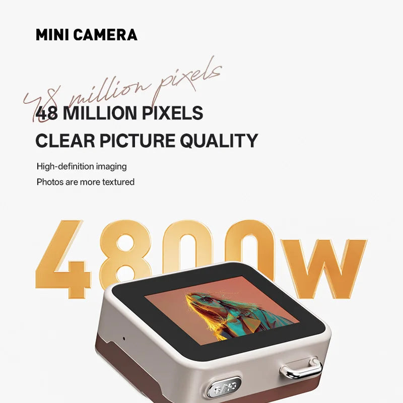 Nouveau CCD rétro Mini appareil photo numérique haute définition Pixel étudiant Campus photographie enregistrement petite taille facile à transporter appareil photo