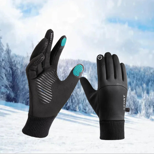 Waterproof Thermal Touch Screen Winter Gloves – Warm Sports Gloves for Men and Women (Running, Cycling, Skiing)
