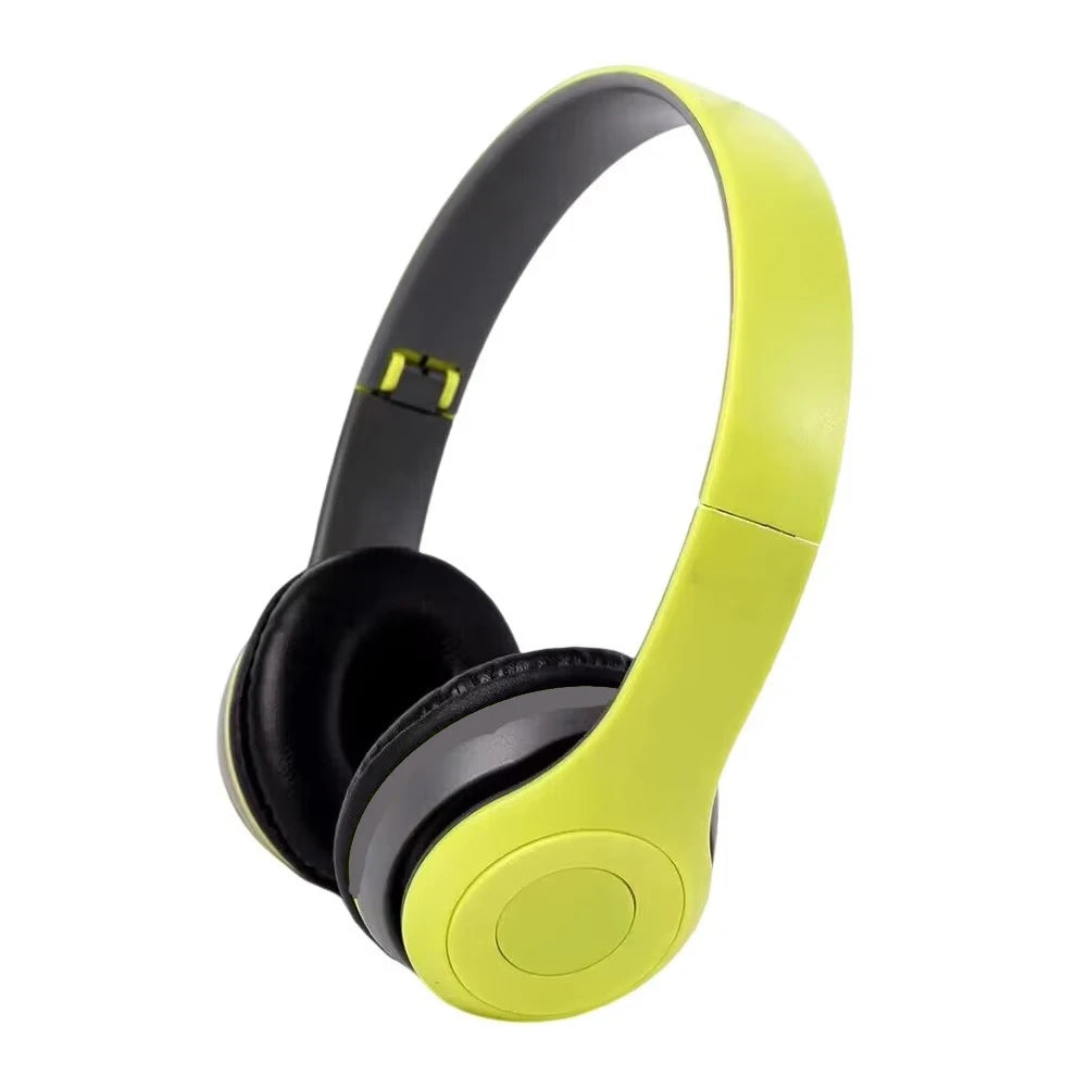 Auriculares inalámbricos P47 Bluetooth 5.0, cascos plegables, estéreo de alta fidelidad con bajos para música, juegos, para niños y niñas, para smartphone