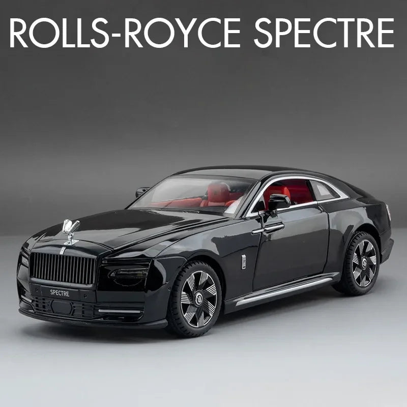 Modèle de voiture 1/24 en alliage — son, lumière, pneus, collection, cadeau enfant