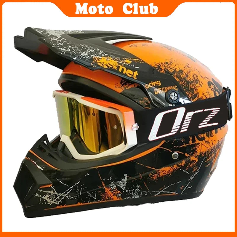 Professional Motorcycle Helmet Motocross Off-Road Protective Helmet Children's Off-Road Helmet Capacete De Motocicleta Goggles Gifts