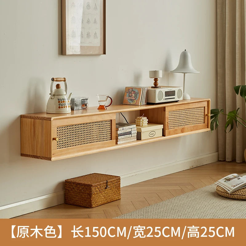 Meuble TV Vintage Style Classique — Support Mural, Décoration Salon