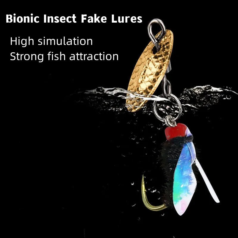 Insectes Bioniques Faux Leurres de Pêche — Lot de 5 Pièces