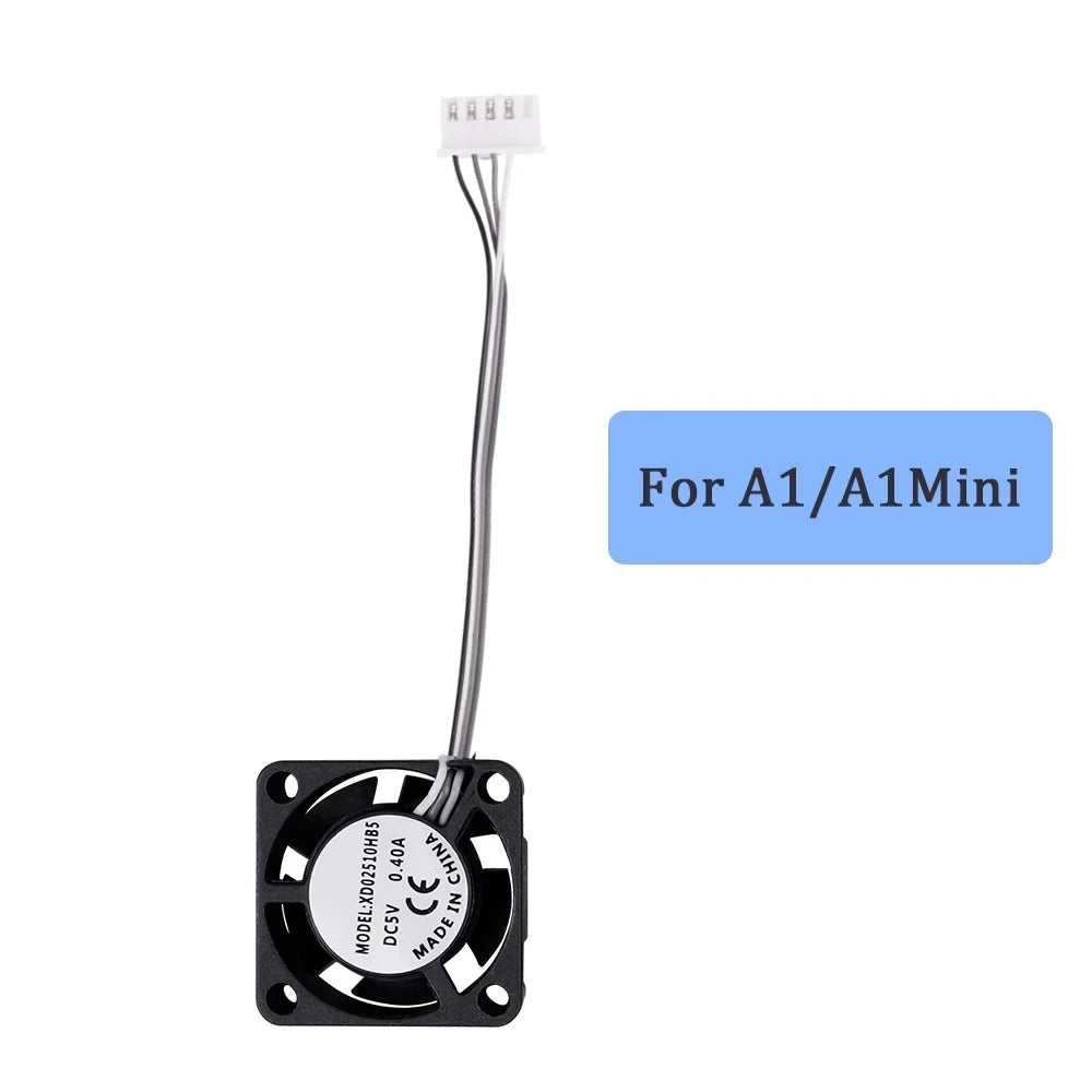 2510 ventilateur pour Bambu Lab X1/P1 A1 ventilateur de refroidissement Hotend avec câble ventilateur de refroidissement rapide pour Bambu X1C P1S P1P A1 A1 Mini imprimante 3D