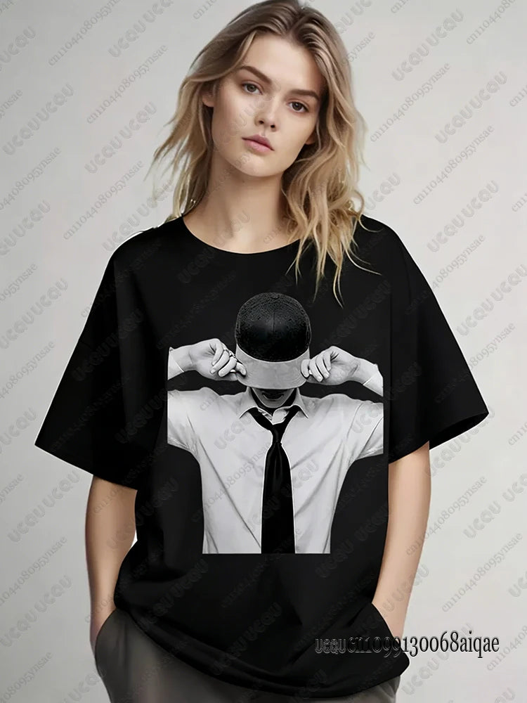 T-Shirt Imprimé Chanteur Pop Femme — Concert Tournée 2026, Fan, Style Y2K, Boy Band