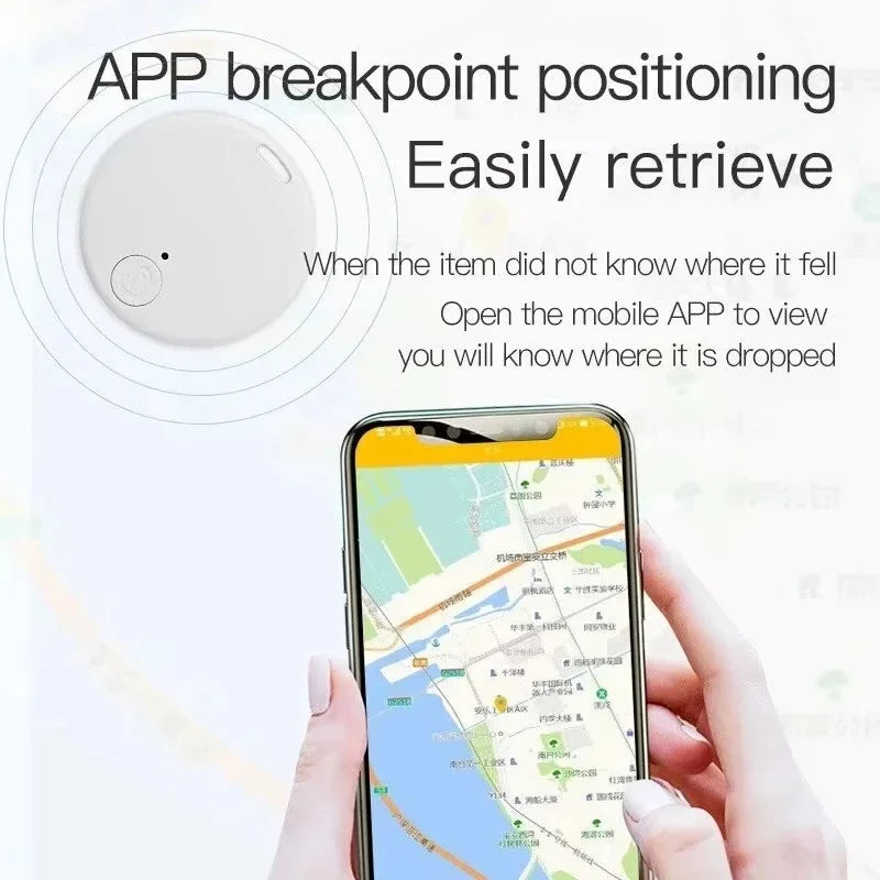 Traceur GPS Bluetooth 5.0 Mini Anti-Perte — Alarme, Application, Clés & Portefeuille