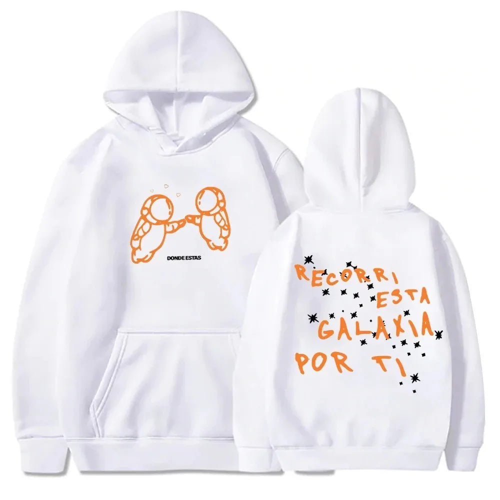 2025 tendencia Ivan Cornejo Mirada sudadera con capucha para mujer, jersey con capucha de rapero de Hip Hop de manga larga, sudadera de cantante