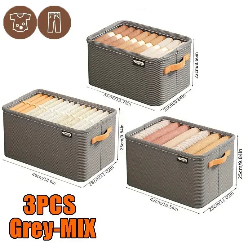 Wardrobe Storage Box for closet storage, underwear drawers, bedroom cabinet, socks, bra, pants organizer