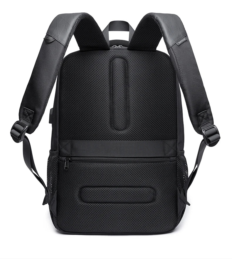 BANGE léger 15.6 pouces sac à dos pour ordinateur portable étanche USB Port de Charge multifonctionnel voyage randonnée sac d'école Mochila pour hommes