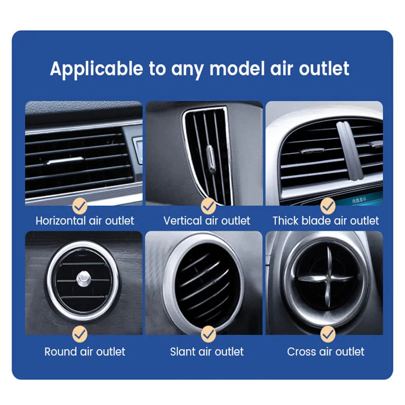 Gravity Car Phone Holder, Car Air Vent Phone Mount, Universal GPS Holder for iPhone 13 12 Xiaomi