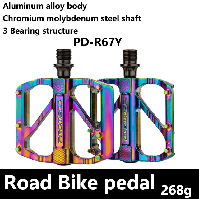 Pédales VTT Ultra-Légères Aluminium Plates — Pièces Vélo 9/16 Pouces