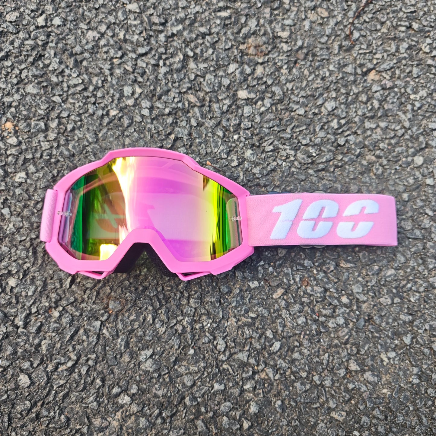 100 gafas de moto, lentes de carreras antipolvo a prueba de viento para hombres y mujeres, motocross, ciclismo, esquí al aire libre, gafas de bicicleta de cross
