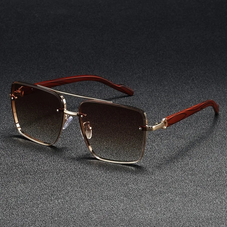 2025 Square Sunglasses Men Luxury Vintage Sunglasses Women Trendy Retro Sunglasses Hombre Lunette Soleil Femme