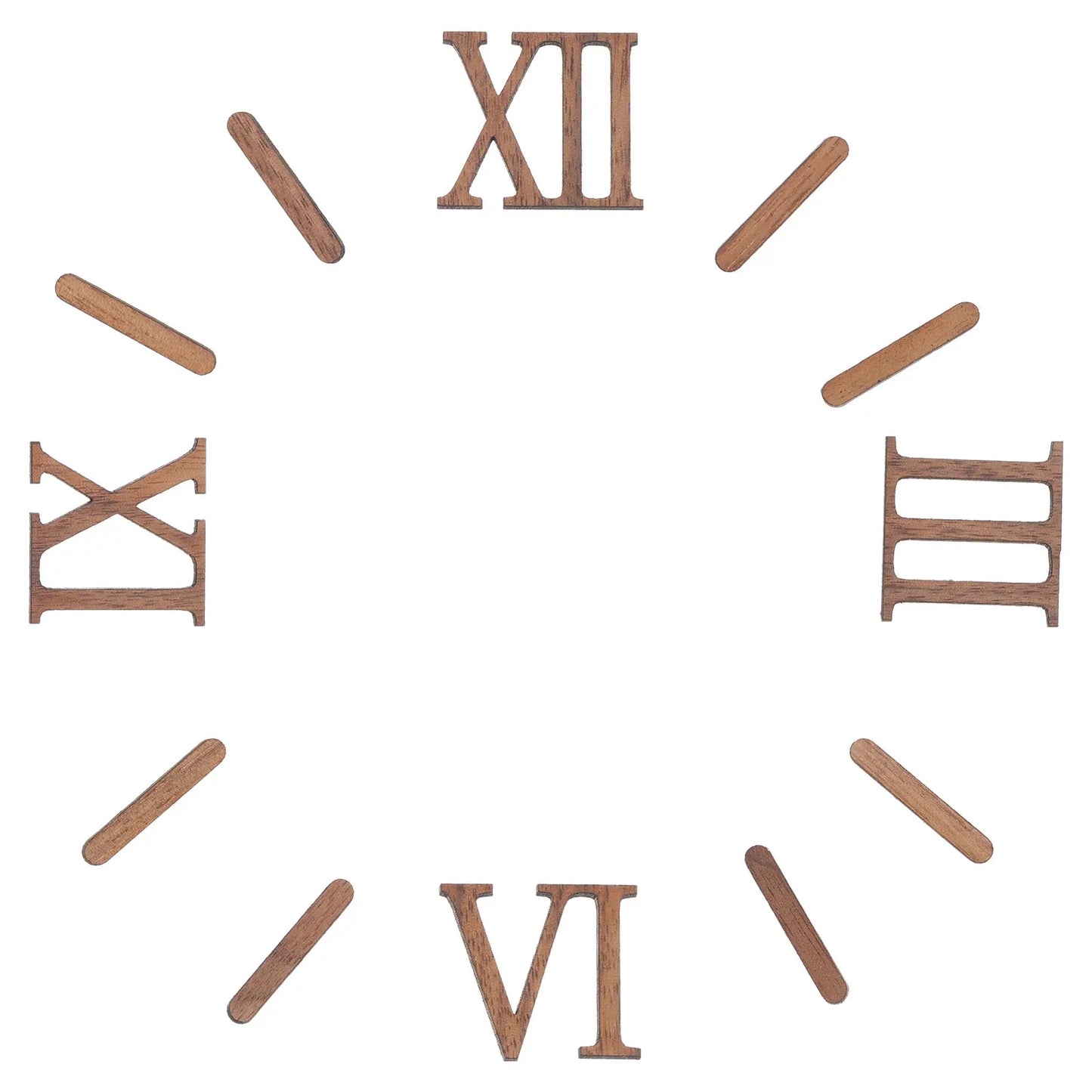 Reloj de pared de madera, bricolaje, números de reloj, kit de reemplazo de números de reloj digital, relojes de pared, mecanismo de reloj de pared